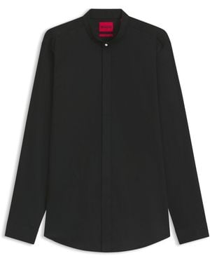 HUGO Slim-Fit Shirt - Black