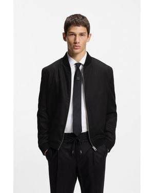 HUGO Slim-Fit Jacket - Black