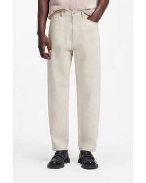 HUGO Tapered-Fit Jeans - Natural