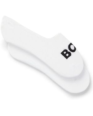 BOSS Two-Pack Of Invisible Socks - White