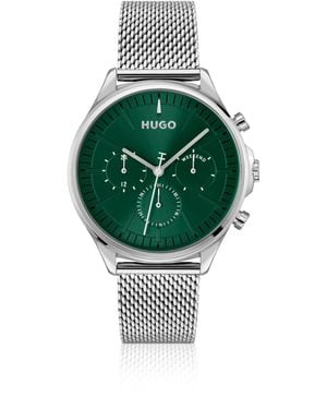 HUGO Horloge Met Groene Wijzerplaat