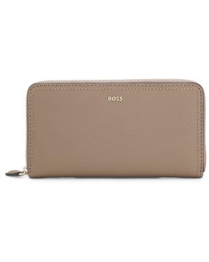 BOSS Ziparound Wallet - Grey
