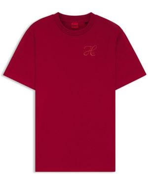 HUGO Relaxed-Fit T-Shirt - Red