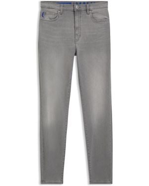 HUGO Jean Skinny en denim stretch gris foncé