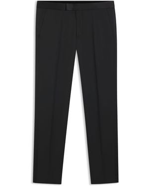 BOSS One Slim-Fit Tuxedo Pants - Black