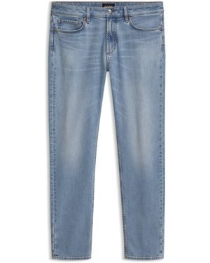 BOSS Slim-Fit Jeans Met Kasjmier - Blauw