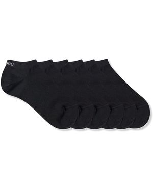 HUGO Sechser-Pack Socken Aus Baumwoll-Mix - Schwarz