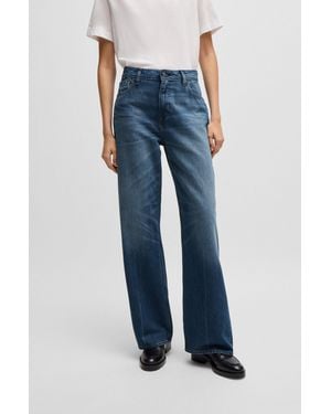 BOSS Indigo Jeans In Denim - Blue