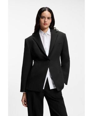 HUGO Relaxed-Fit Blazer - Black