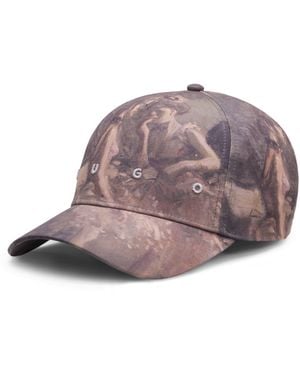 HUGO X Apoh Logo Cap With Ballerina Artwork - Brown