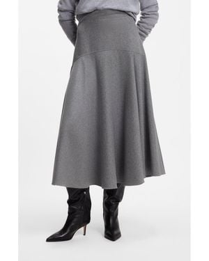 BOSS A-Line Skirt - Grey