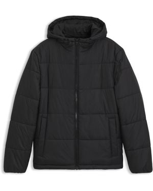 HUGO Wattierte Regular-Fit Jacke Mit Kapuze - Schwarz