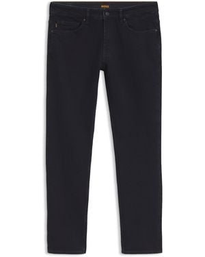 BOSS Slim-Fit Jeans Van Comfortabel Stretchdenim - Blauw