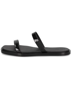Calvin Klein Double Bar Slide - Schwarz