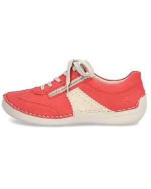 Rieker Schnürschuhe 52521 - Rot