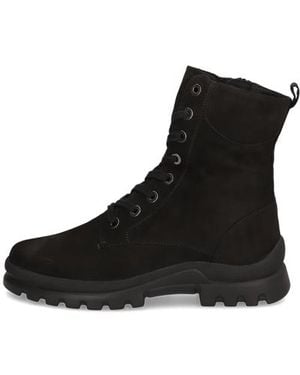 Semler Nubukleder Schnürboot - Schwarz
