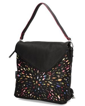 Desigual Lederimitat Mini Bag - Schwarz