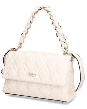 Guess Maxine Flap Crossbody - Natur