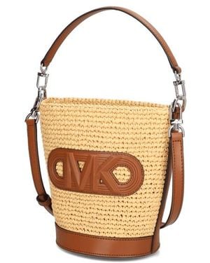 Michael Kors Townsend Sm Conv Bucket Xbody - Natur
