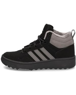 adidas Hoops 4.0 Mid Winterized - Schwarz