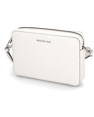 Michael Kors Jet Set Charm Sm Chain Pouchette - Weiß