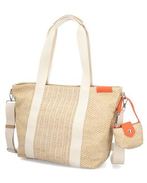 Tom Tailor Vanya Zip Shopper L 5023 - Natur