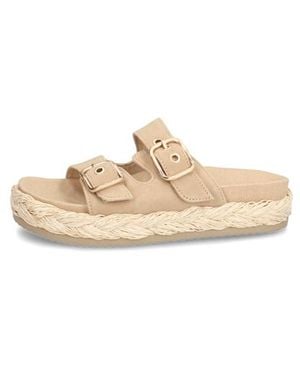 Tamaris Veloursleder Pantoffel - Weiß
