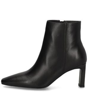 Kazar Lederstiefel Mit Verlängerter Nase - Schwarz