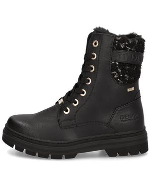 Tom Tailor Schnürboot - Schwarz