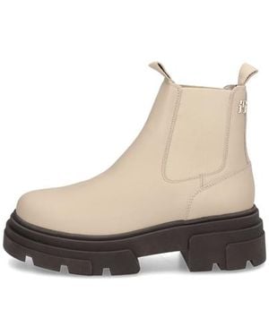 Tommy Hilfiger Combat Leather Lowchelsea - Natur