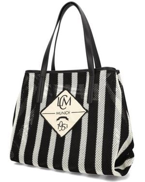 L. CREDI Shopper Rima - Schwarz
