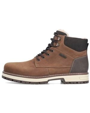 Rieker Schnürstiefel F8311 - Braun