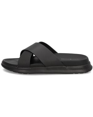 Tommy Hilfiger D Density Hilfiger Lth Ccsand - Schwarz