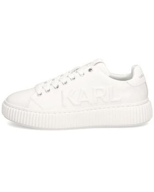 Karl Lagerfeld Kreeper Mens Geometrikarl Logo - Weiß