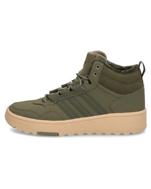 adidas Hoops 4.0 Mid Winterized - Grün