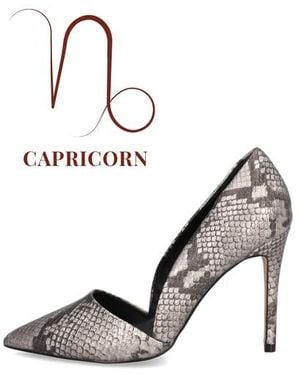 Silvia Schneider Glattleder Pumps - Mettallic