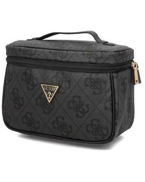 Guess Berta Toiletry Train Case - Schwarz