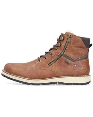 Rieker Schnürstiefel 38425 - Braun