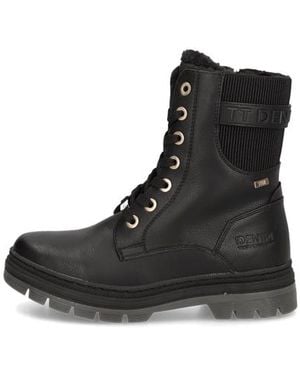 Tom Tailor Schnürboot - Schwarz