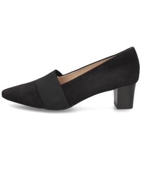 Peter Kaiser Veloursleder Pumps - Schwarz