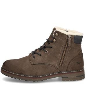 Mustang Lederimitat Boot - Braun