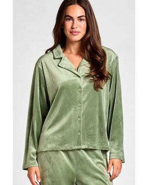 Hunkemöller Velour Jacket - Green