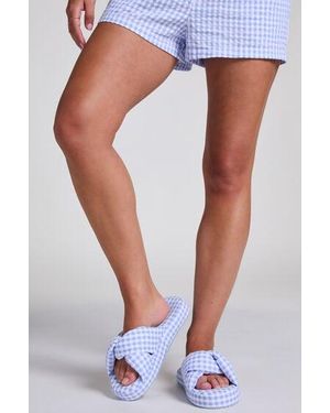 Hunkemöller Vichy Braided Slippers - White