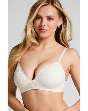 Hunkemöller Lola Padded Non-Wired Bra - Brown