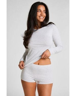 Hunkemöller Boyshort Soft Cotton - White