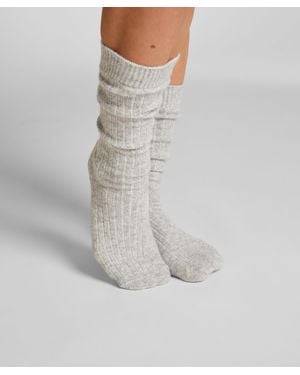 Hunkemöller Calcetines de cachemira - Gris