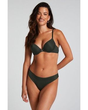 Hunkemöller Lace Back Invisible Thong - Brown