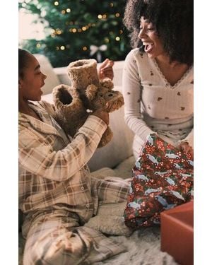 Hunkemöller Slippers Teddy Bear - Brown