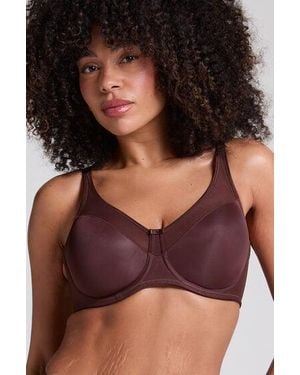 Hunkemöller Nina Non-Padded Underwired Minimizer Bra - Brown