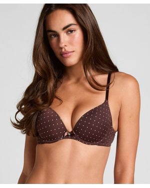 Hunkemöller Sujetador con aros preformado Plunge - Marrón